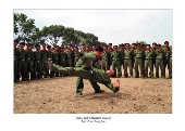 Luyện thế đánh đối kháng.